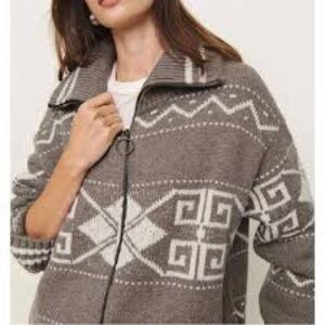 Reformation Mariposa Regenerative Wool Sweater Coat